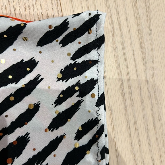 Handmade Leopard Zebra Print Cut Out Festival Wide Leg Palazzo Jumpsuit - Picture 16 of 17